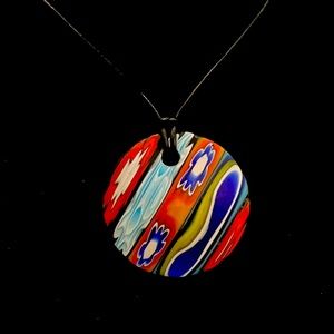 Vibrant Vetro Artistico Murano adjustable necklace